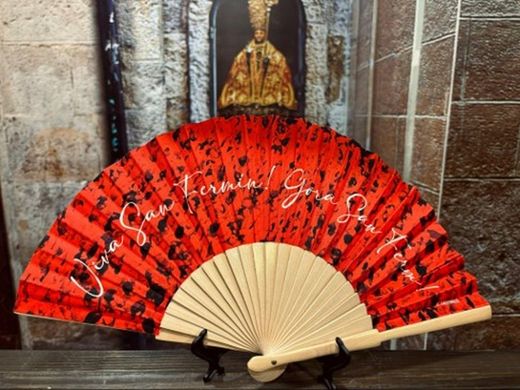 Abanico "Viva San Fermin! Gora San Fermin"