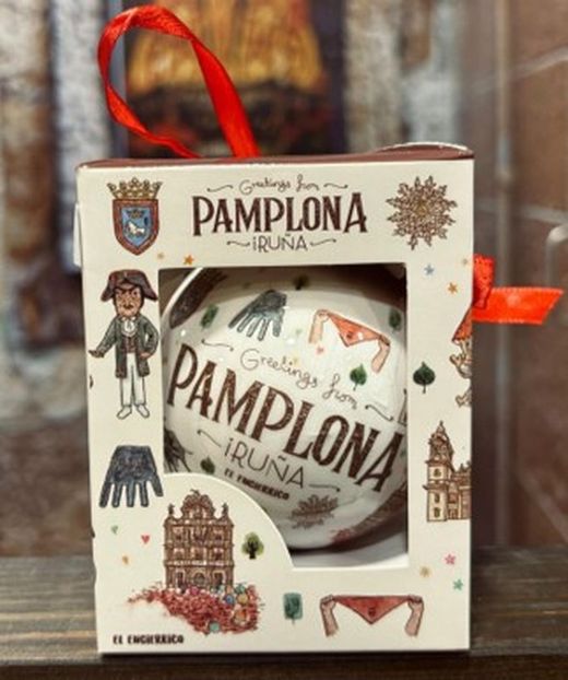 Bola de navidad Plamplona Ilustraciones