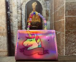 Bolso Unicornio bolitas
