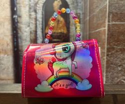 Bolso Unicornio bolitas