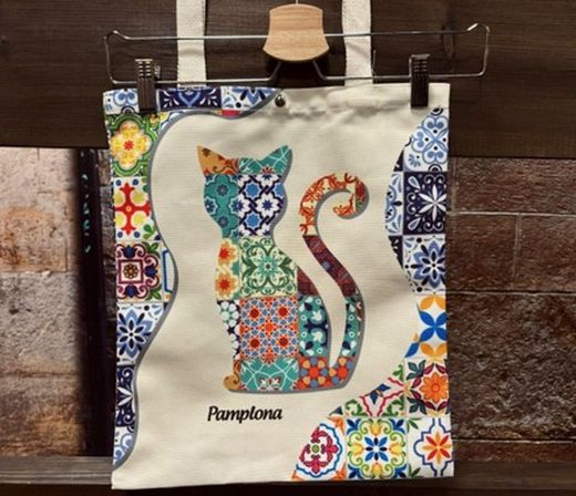 Bolso Pamplona Gato mosaico