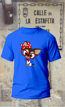 Camiseta Chihuahua vestido de San Fermin