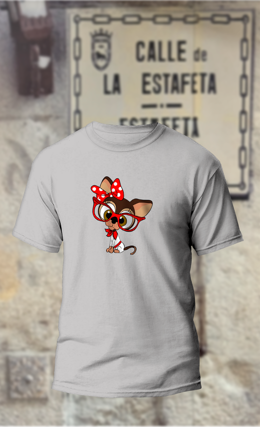 Camiseta Chihuahua vestido de San Fermin