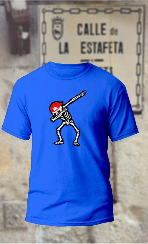 Camiseta esqueleto