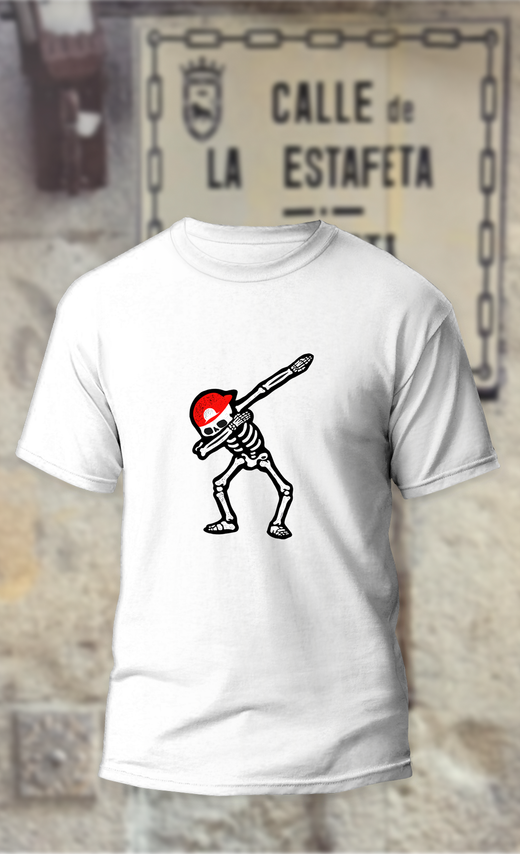 Camiseta esqueleto