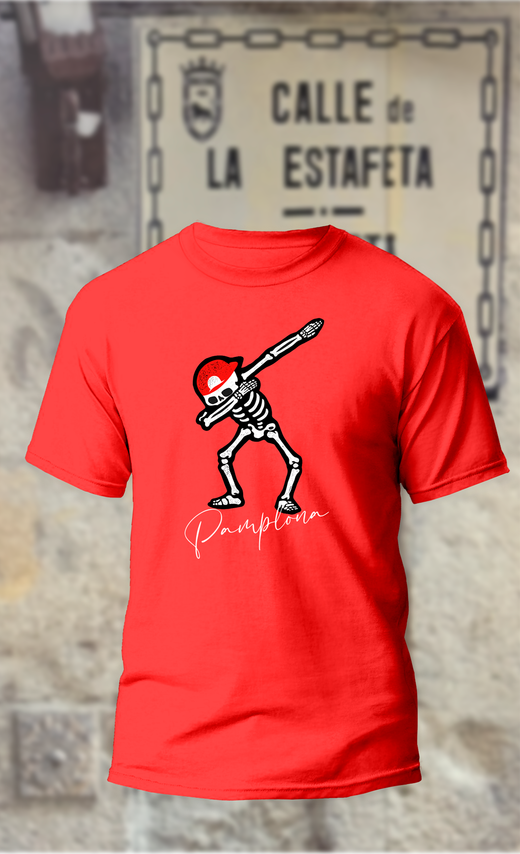 Camiseta esqueleto