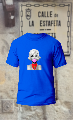 Camiseta Marilyn Monroe con pañuelo San Fermín