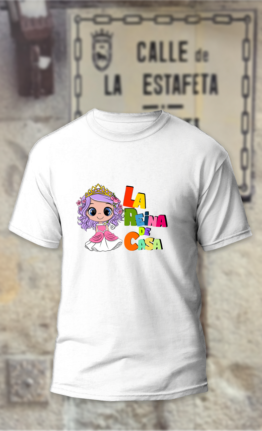 Camiseta niña La Reina de la casa