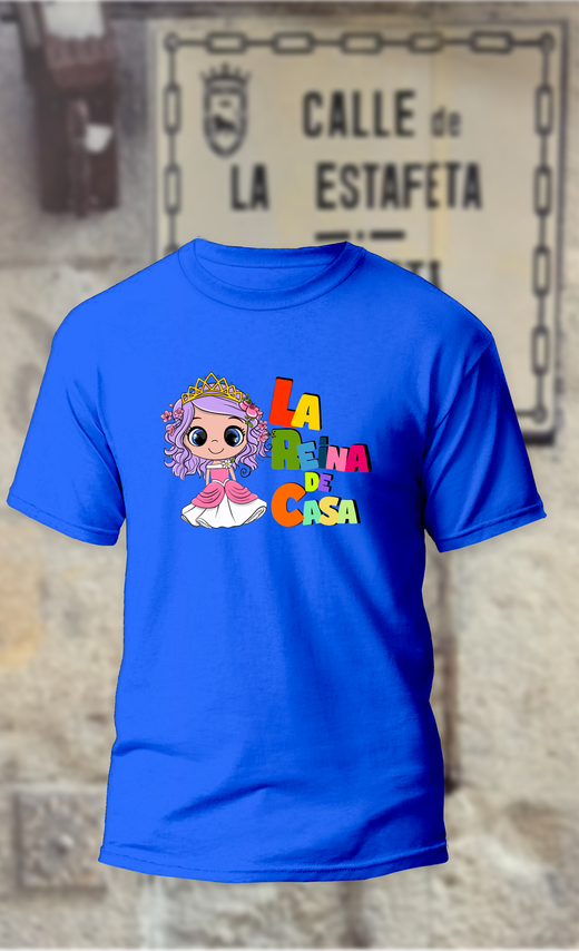 Camiseta niña La Reina de la casa