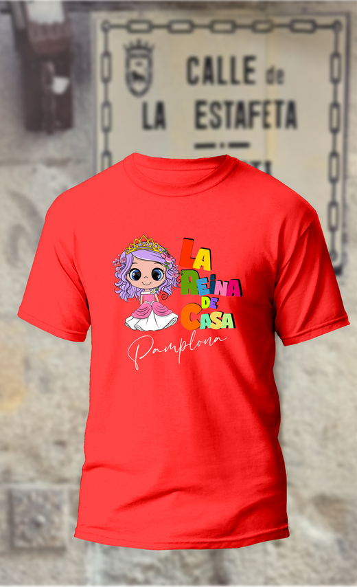 Camiseta niña La Reina de la casa