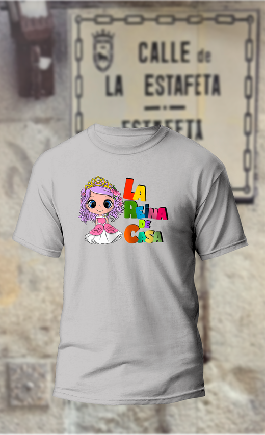 Camiseta niña La Reina de la casa