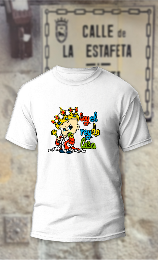 Camiseta niño Soy el Rey de la casa