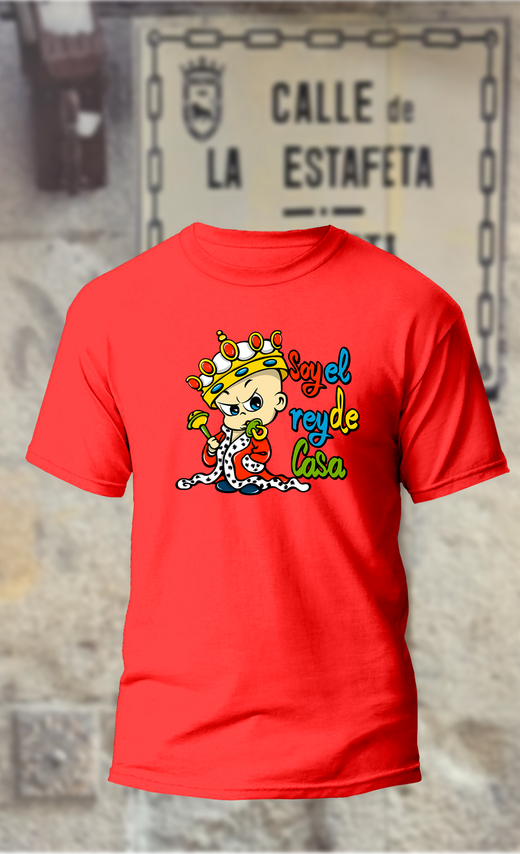 Camiseta niño Soy el Rey de la casa