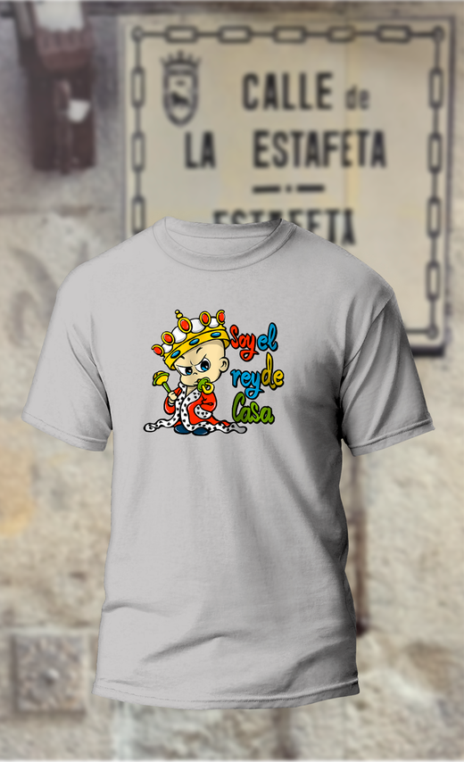 Camiseta niño Soy el Rey de la casa