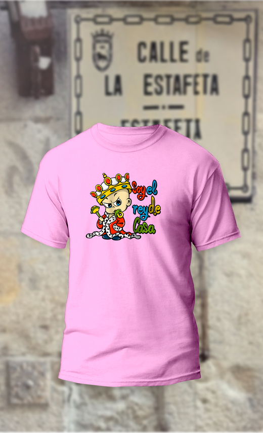 Camiseta niño Soy el Rey de la casa