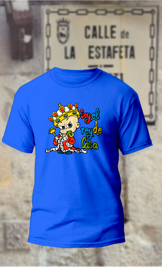 Camiseta niño Soy el Rey de la casa