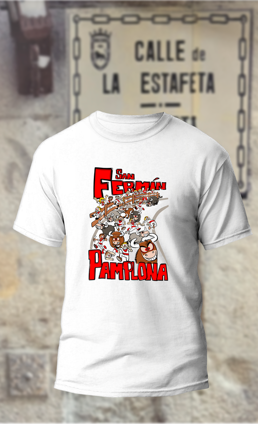 Camiseta "Pamplona San Fermín"