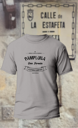 Camiseta texto negro Pamplona San Fermin Clothing Company