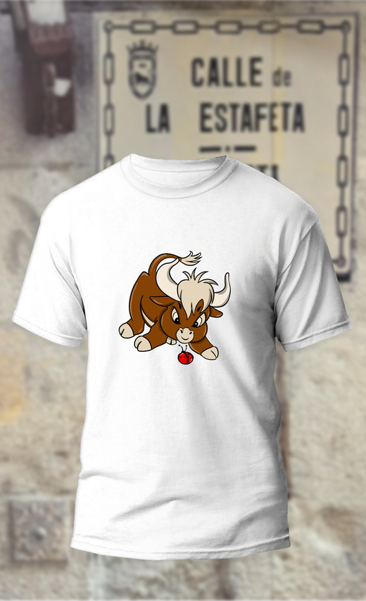 Camiseta torito con mariquita