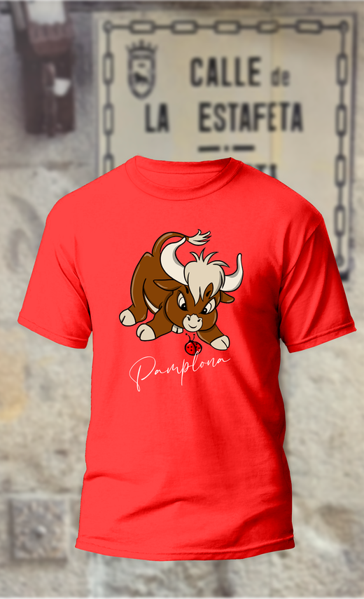 Camiseta torito con mariquita