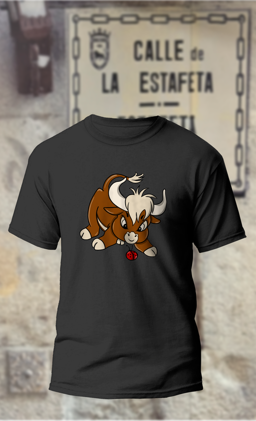 Camiseta torito con mariquita