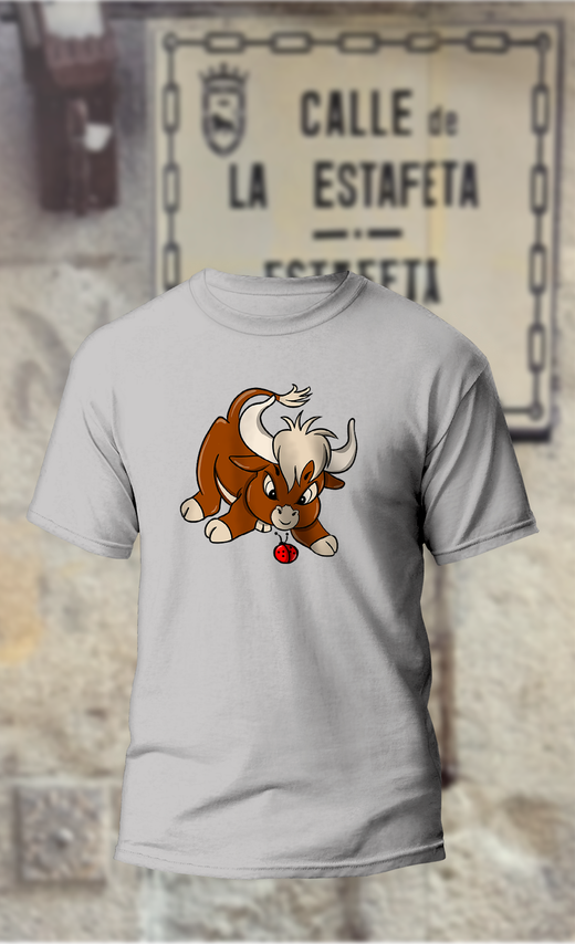 Camiseta torito con mariquita