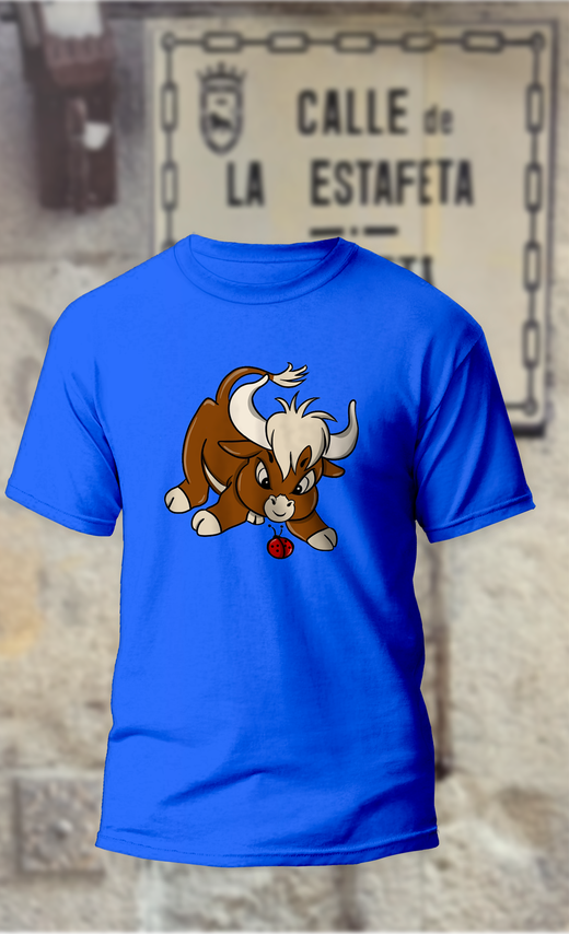 Camiseta torito con mariquita