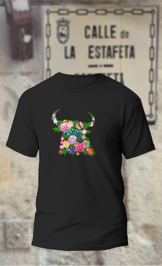 Camiseta Toro de Flores