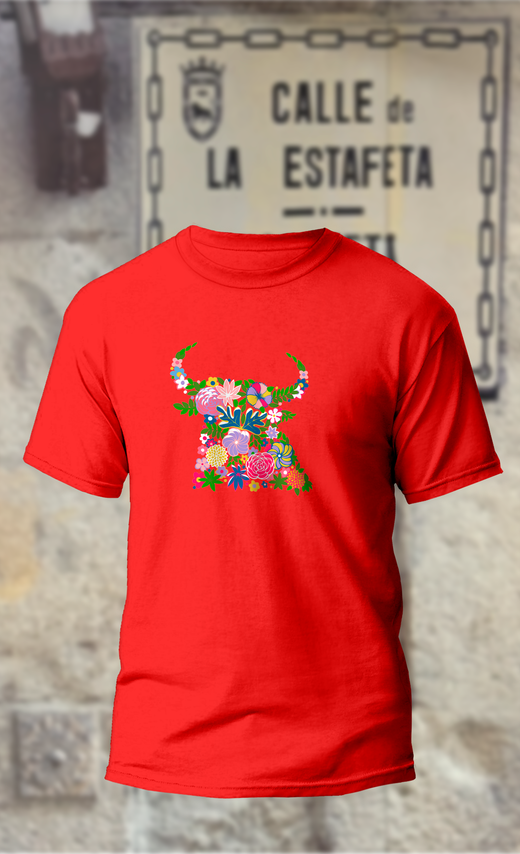 Camiseta Toro de Flores