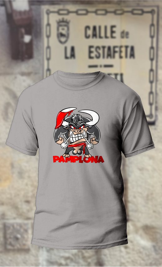 Camiseta toro fuerte enfadado