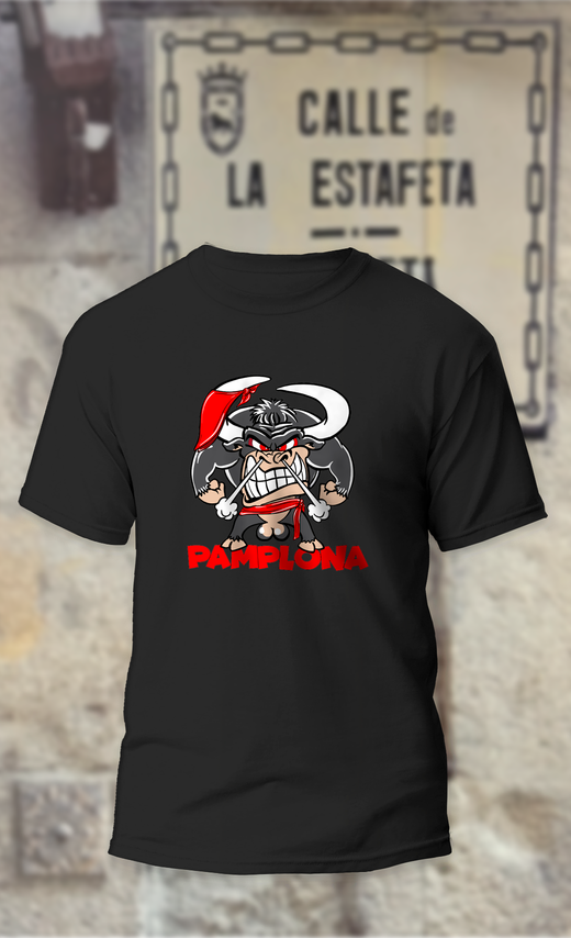 Camiseta toro fuerte enfadado