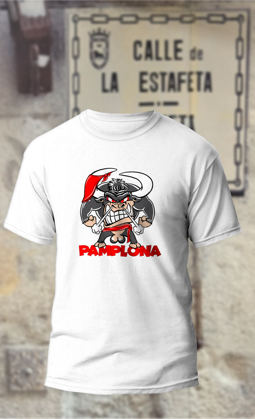 Camiseta toro fuerte enfadado