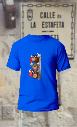 Camiseta tres toros en fila