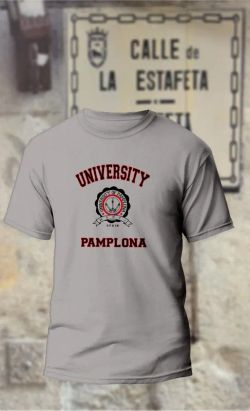 Camiseta University Pamplona en negro