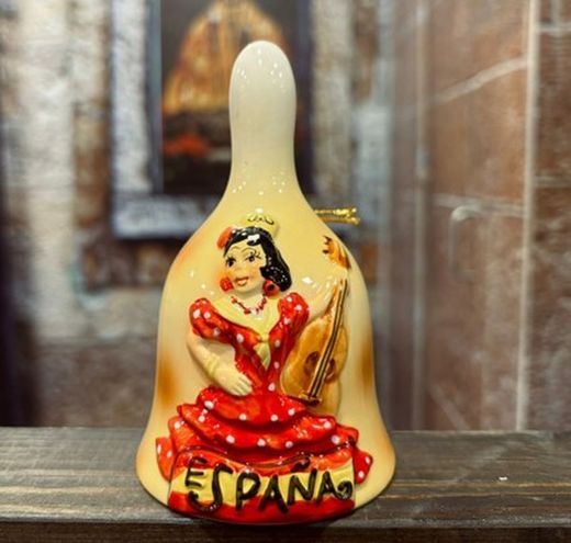 Campana Cerámica "España Flamenca - Pamplona"