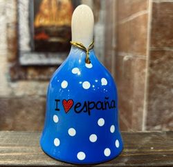 Campana Cerámica "I ❤️ España"