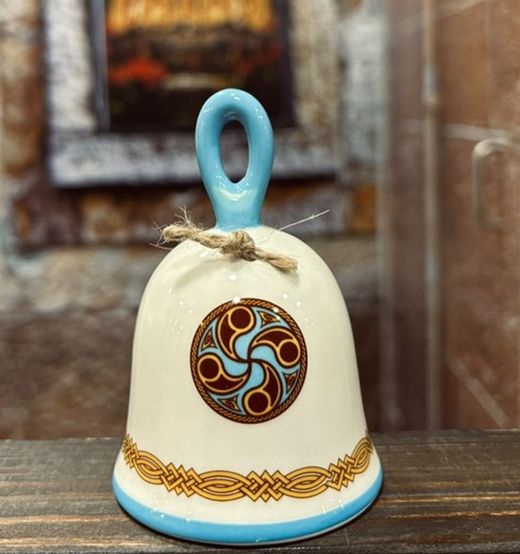 Campana Cerámica "Lauburu Vasca"