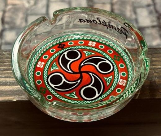 Cenicero Cristal Lauburu