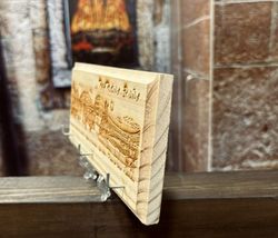 Cuelga Llaves de madera tallada