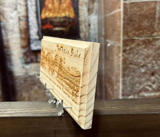 Cuelga Llaves de madera tallada