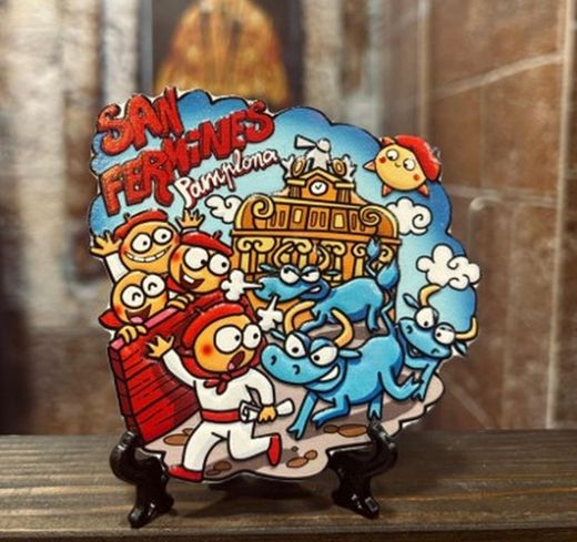 Figura Cerámica San Fermines