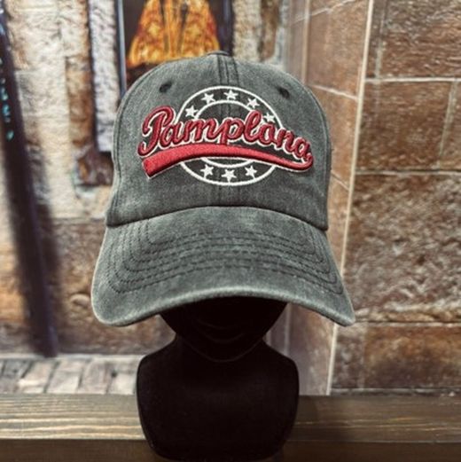 Gorra pamplona denim Gris