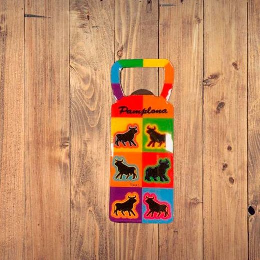 Imán Abridor metal silueta toro