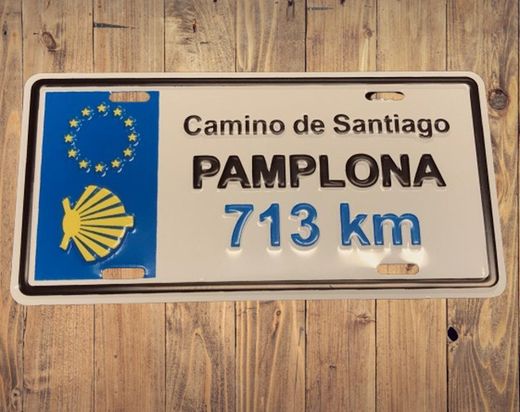 Imán Camino de Santiago matricula