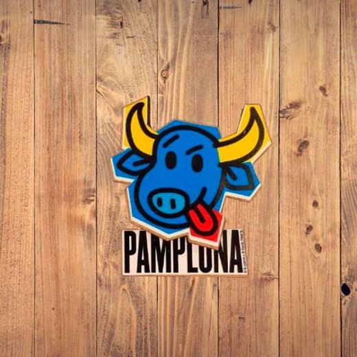 Imán Encierrico azul pamplona