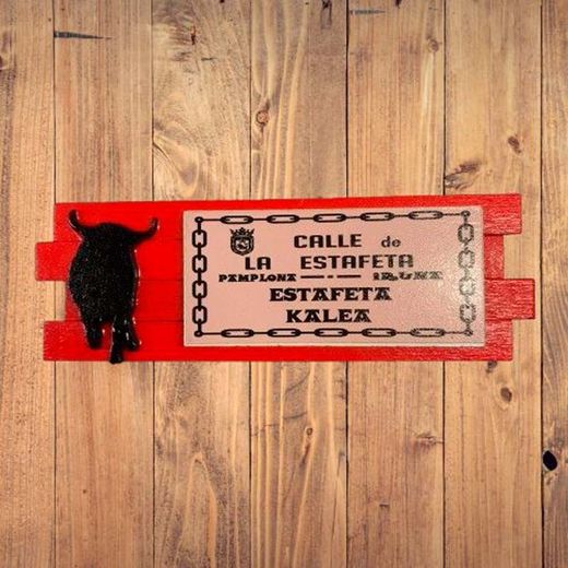 Imán Estafeta vallado rojo