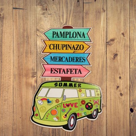 Imán Furgoneta señales Pamplona