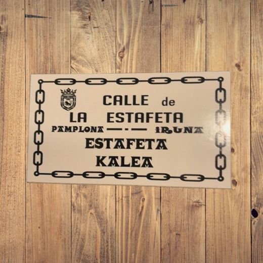 Imán cartel Estafeta