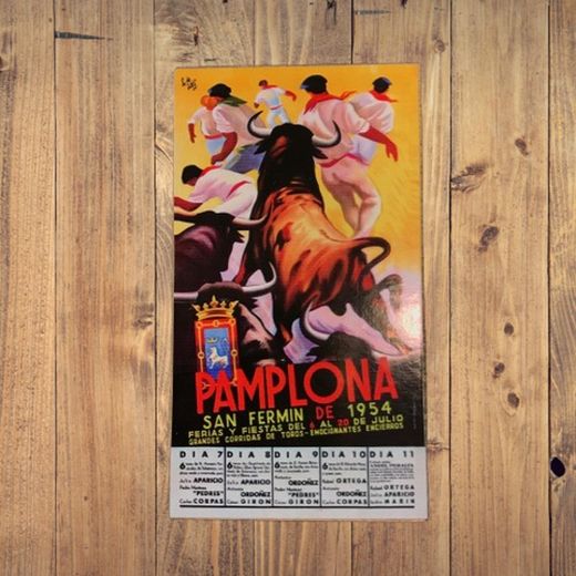 Imán cartel de fista 1954