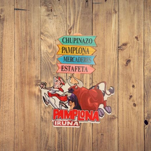 Imán con señalizacion de las calles